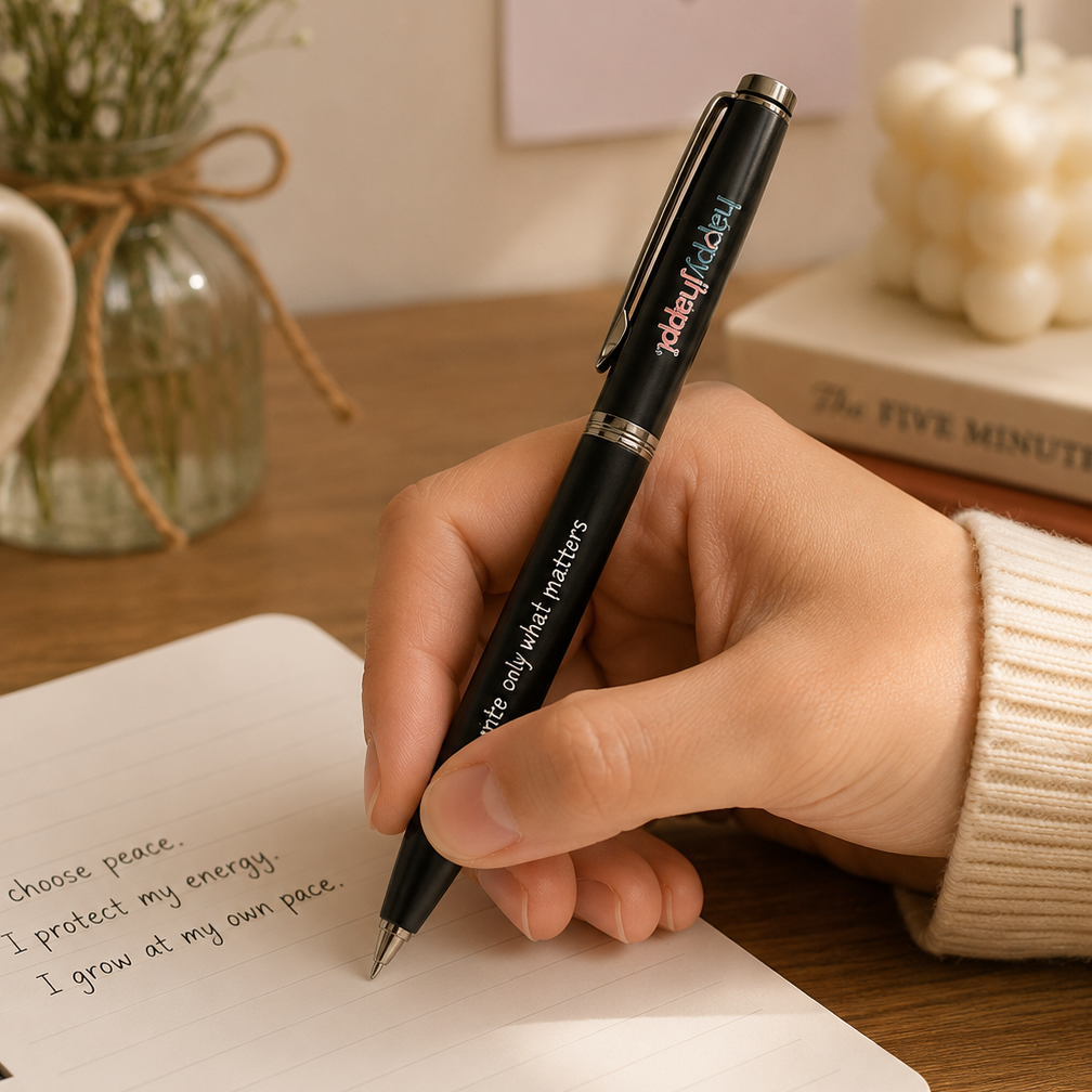 Presence Pen - premium metallic pen for writing your feelings